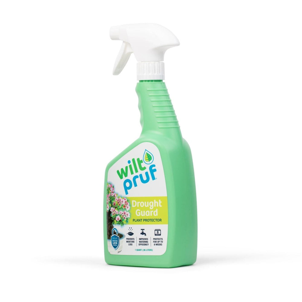 Wilt-Pruf® Drought Guard, Plant Drought Protector | Reduces Moisture Loss |Ready-to-Use Trigger Sprayer, 1 Quart (32 oz)